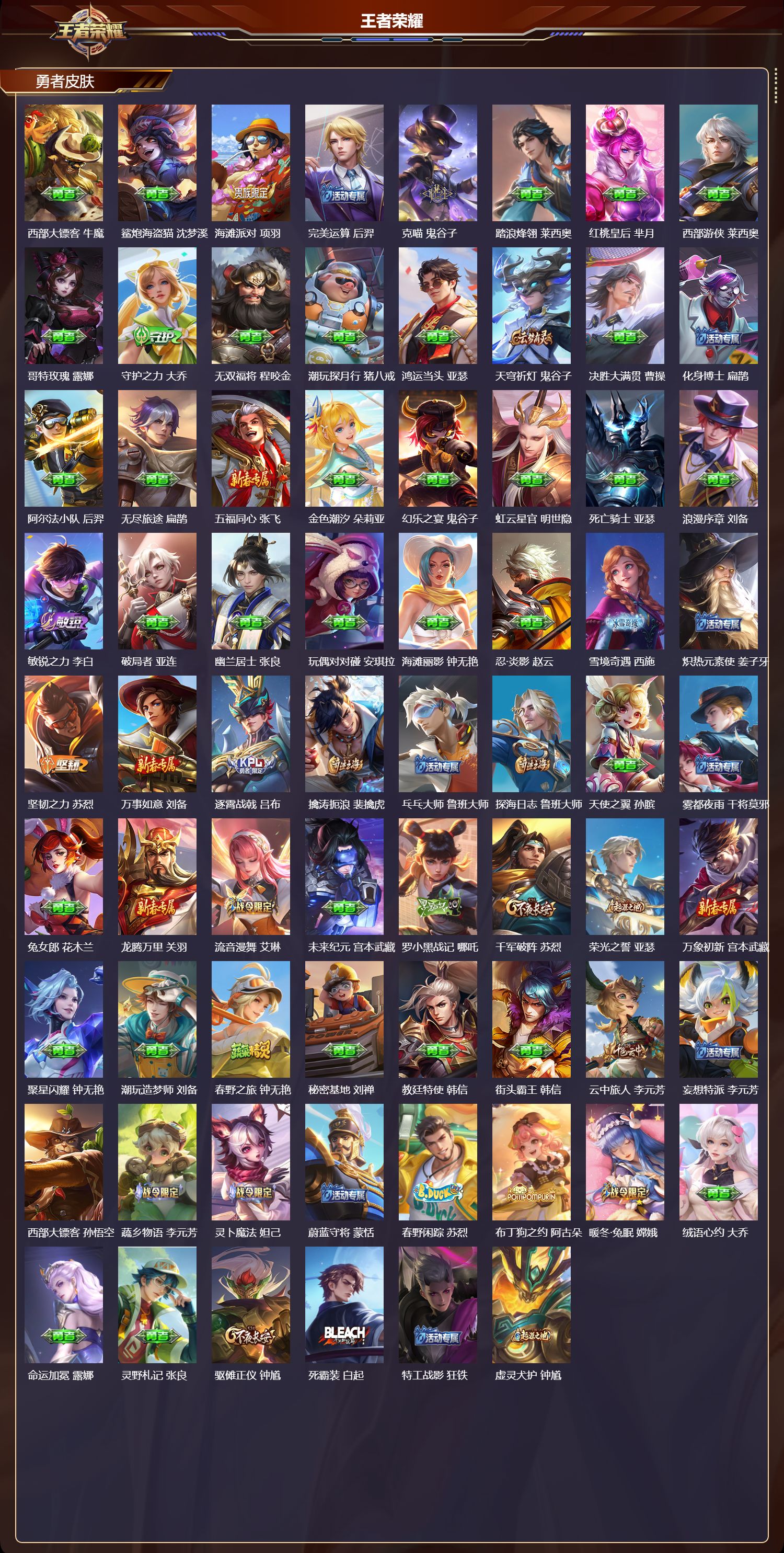 WZQM3482313王者荣耀账号详情图5