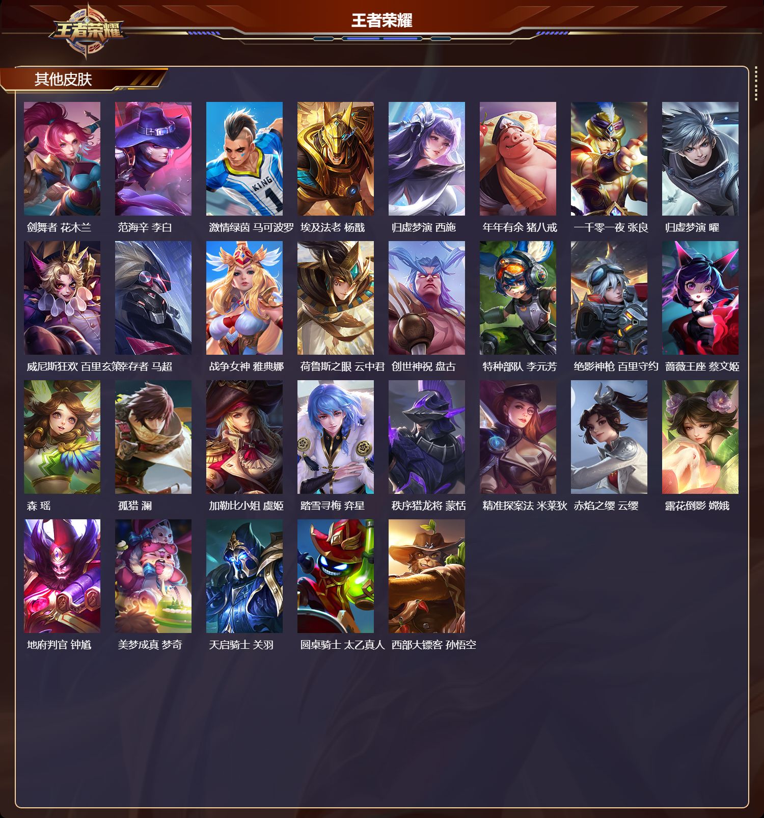 WZMK45571王者荣耀账号详情图5