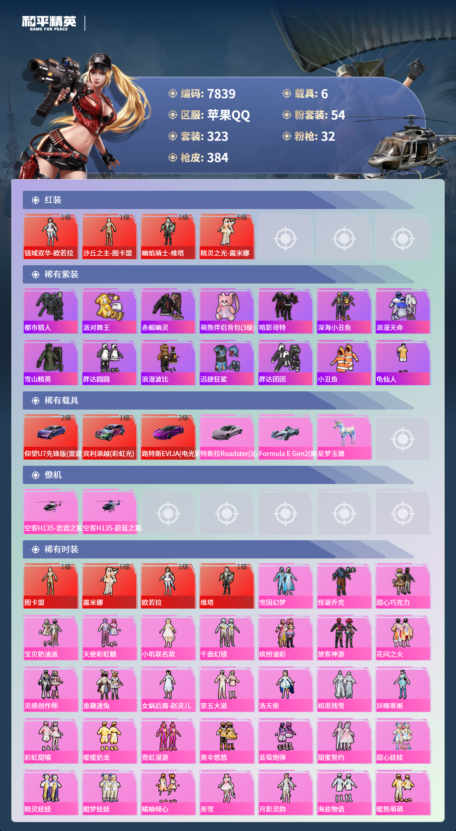 HPCMW3421818和平精英账号详情图4