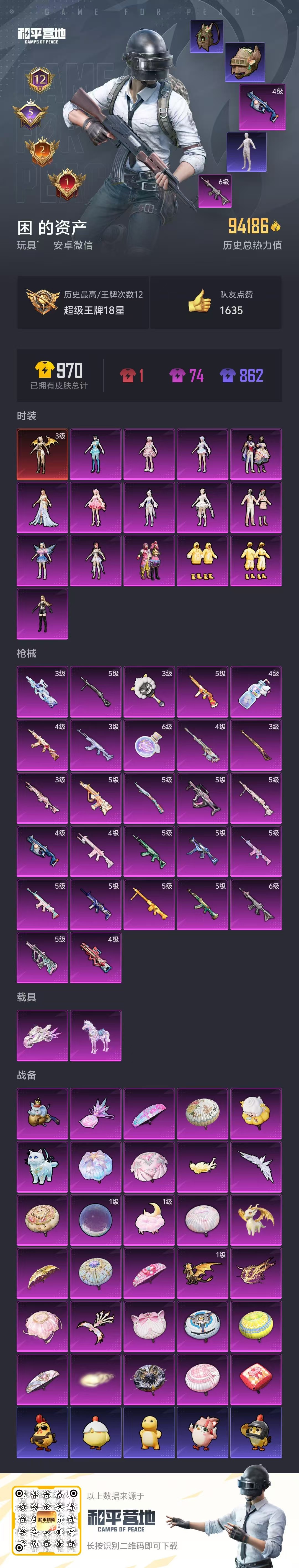 HPSJ3453829和平精英账号详情图4 HPSJ3453829和平精英账号详情图4