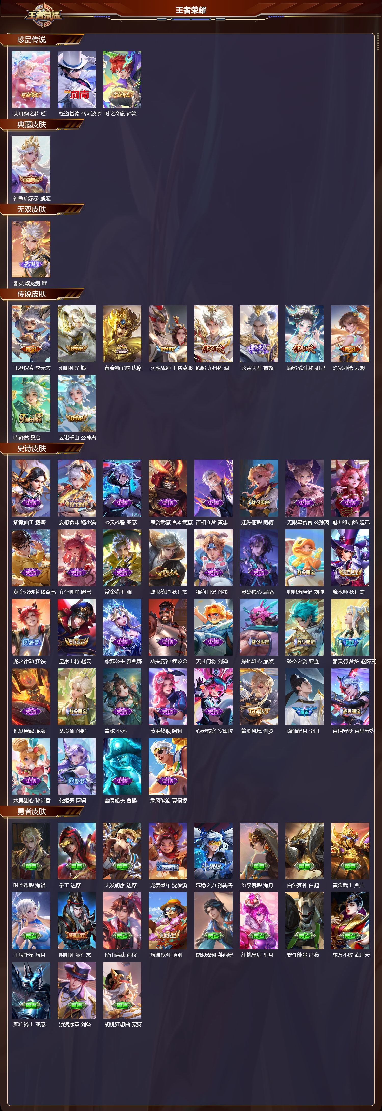 WZQM3482322王者荣耀账号详情图3 WZQM3482322王者荣耀账号详情图3