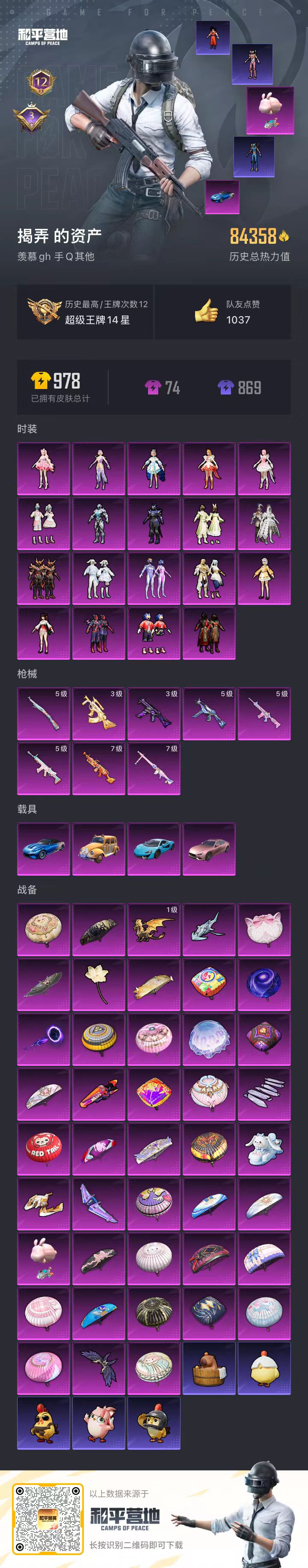 HPCMW410028和平精英账号详情图3