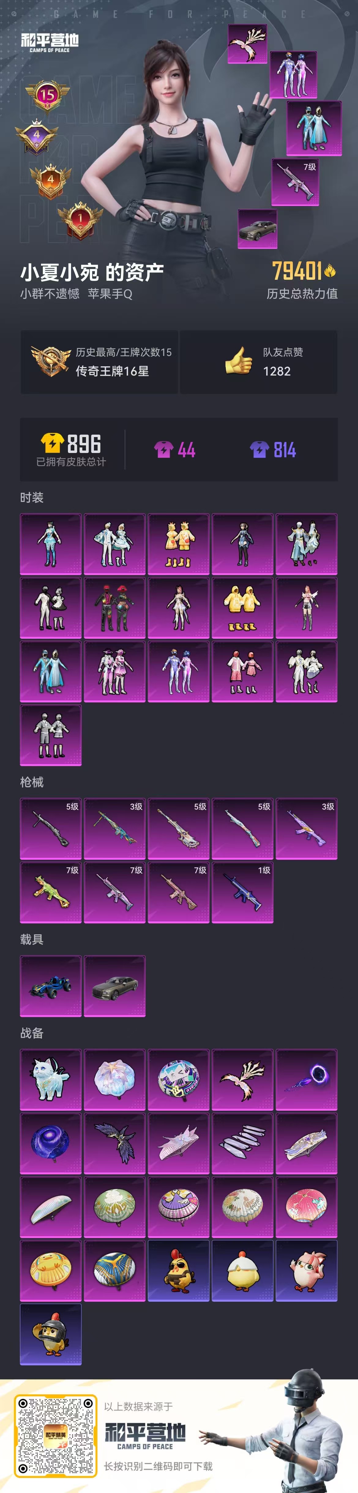 HPSJ43610和平精英账号详情图3