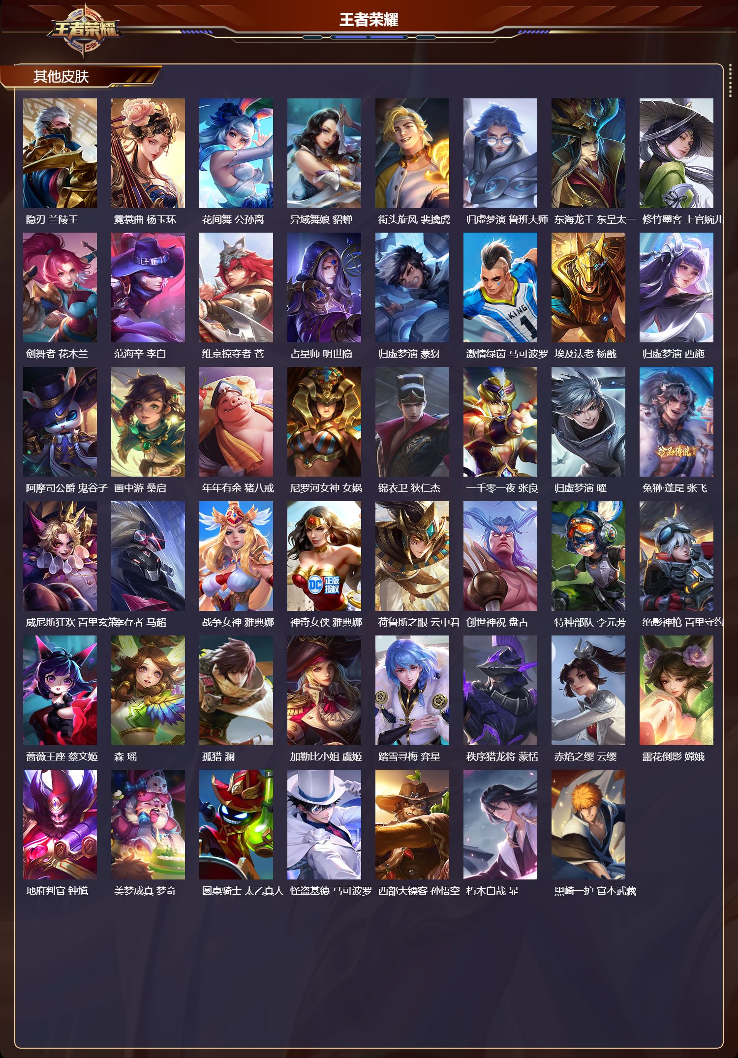 WZQM3482315王者荣耀账号详情图8