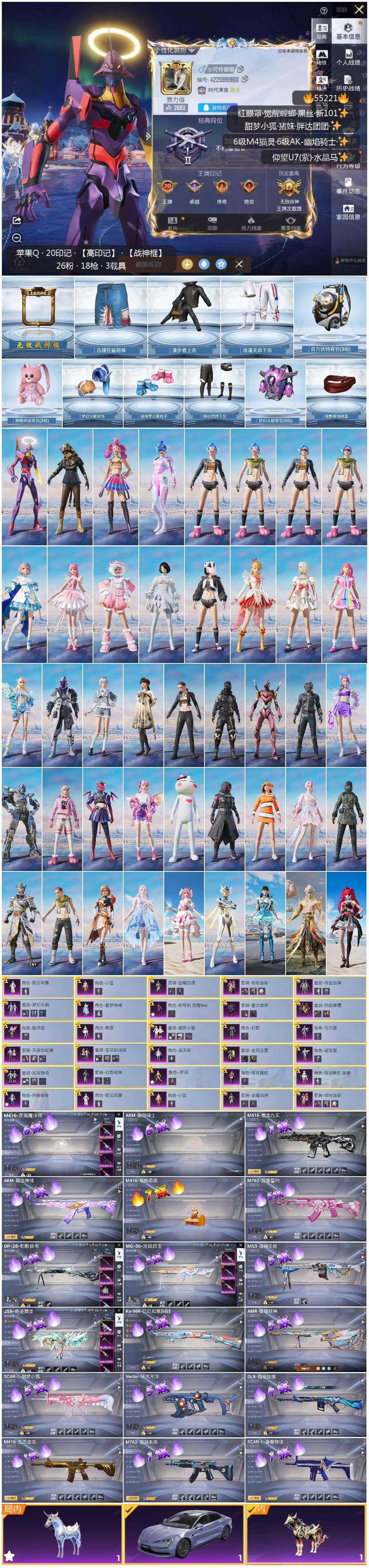 HPSJ3453921和平精英账号详情图4