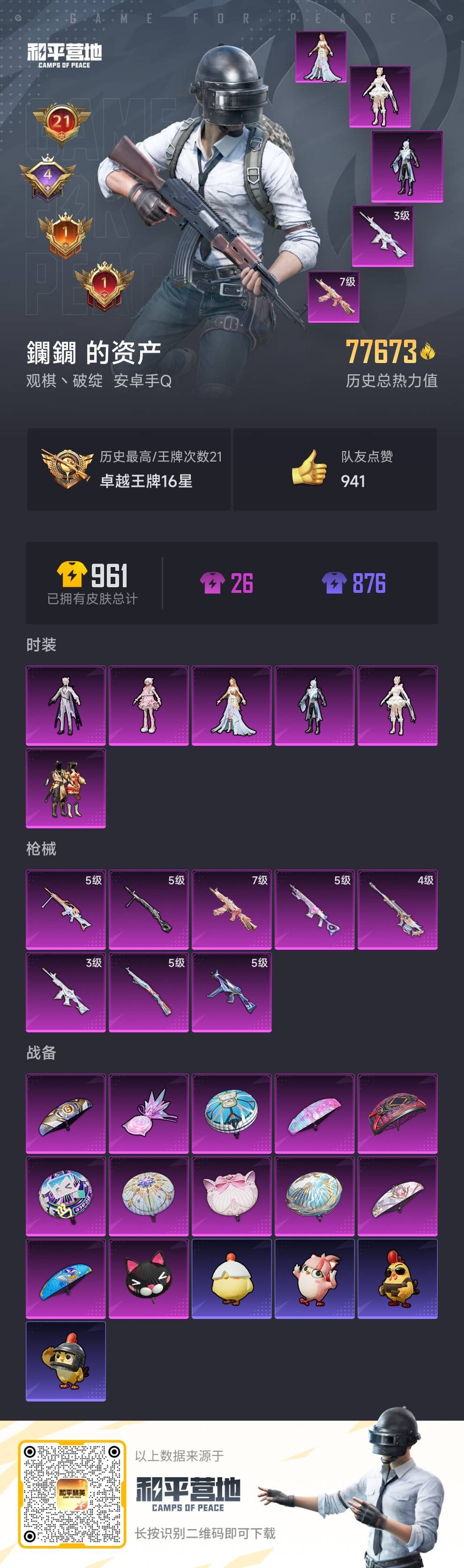 HPSJ3453776和平精英账号详情图3 HPSJ3453776和平精英账号详情图3