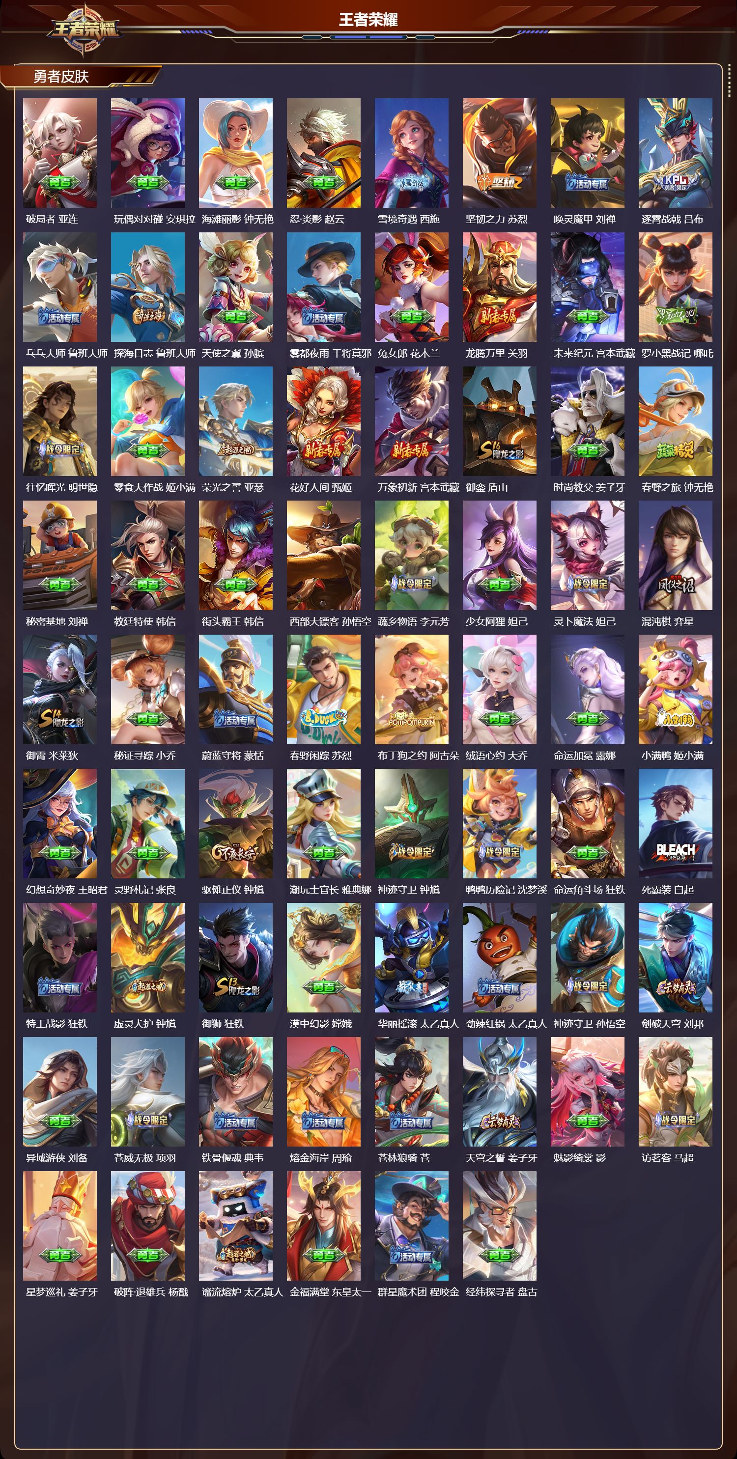 WZQM3482317王者荣耀账号详情图6