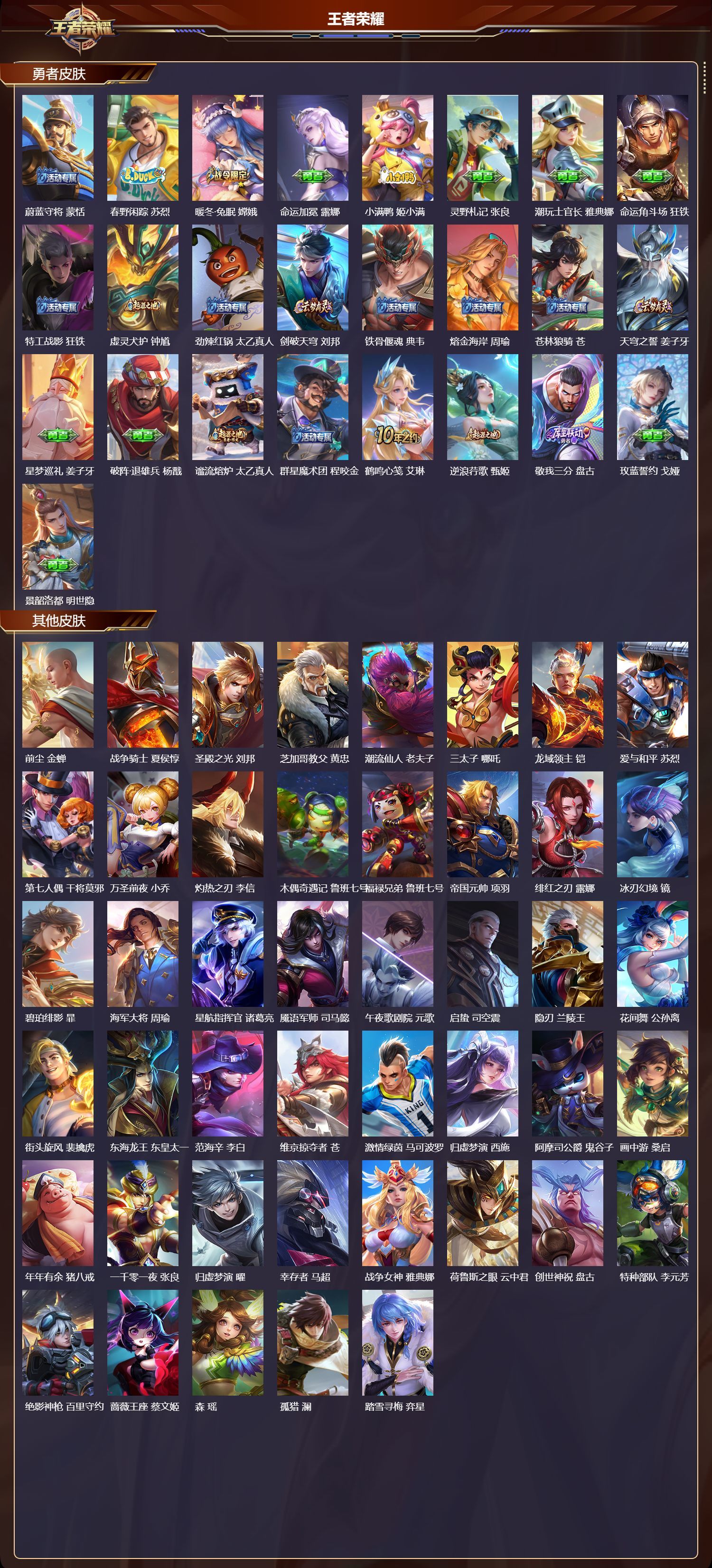 WZQM3482345王者荣耀账号详情图5 WZQM3482345王者荣耀账号详情图5