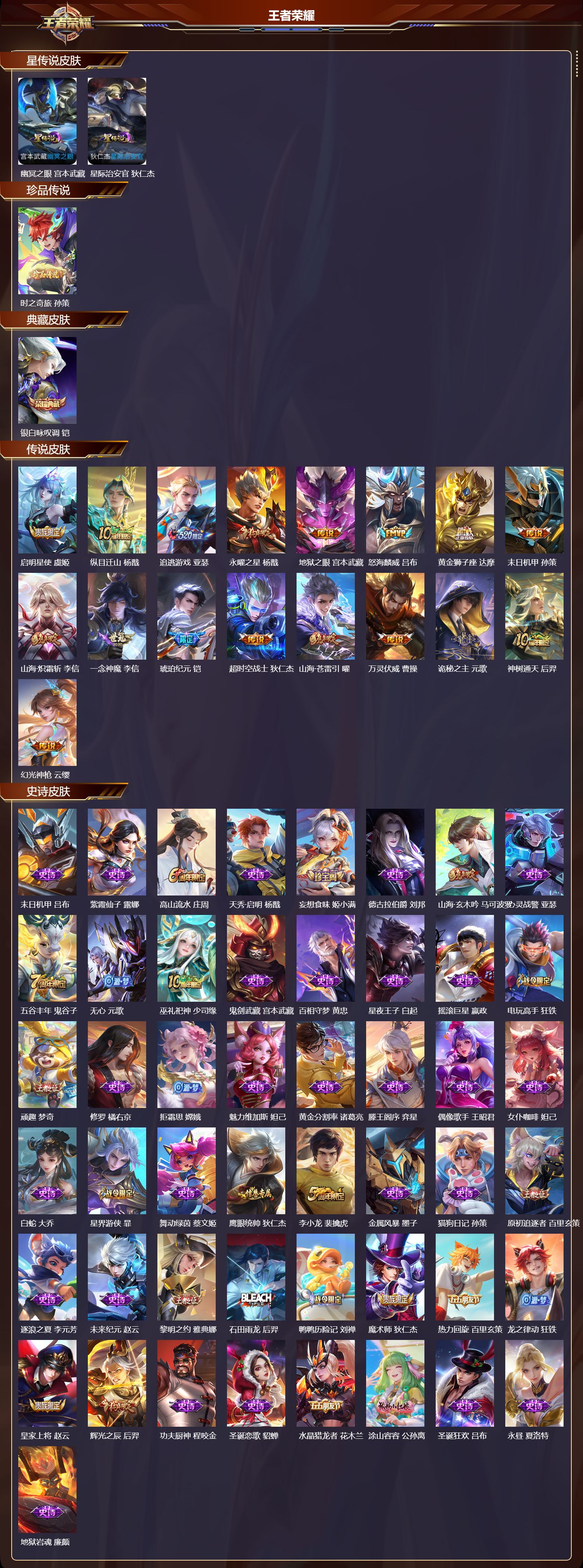 WZQM3482341王者荣耀账号详情图3