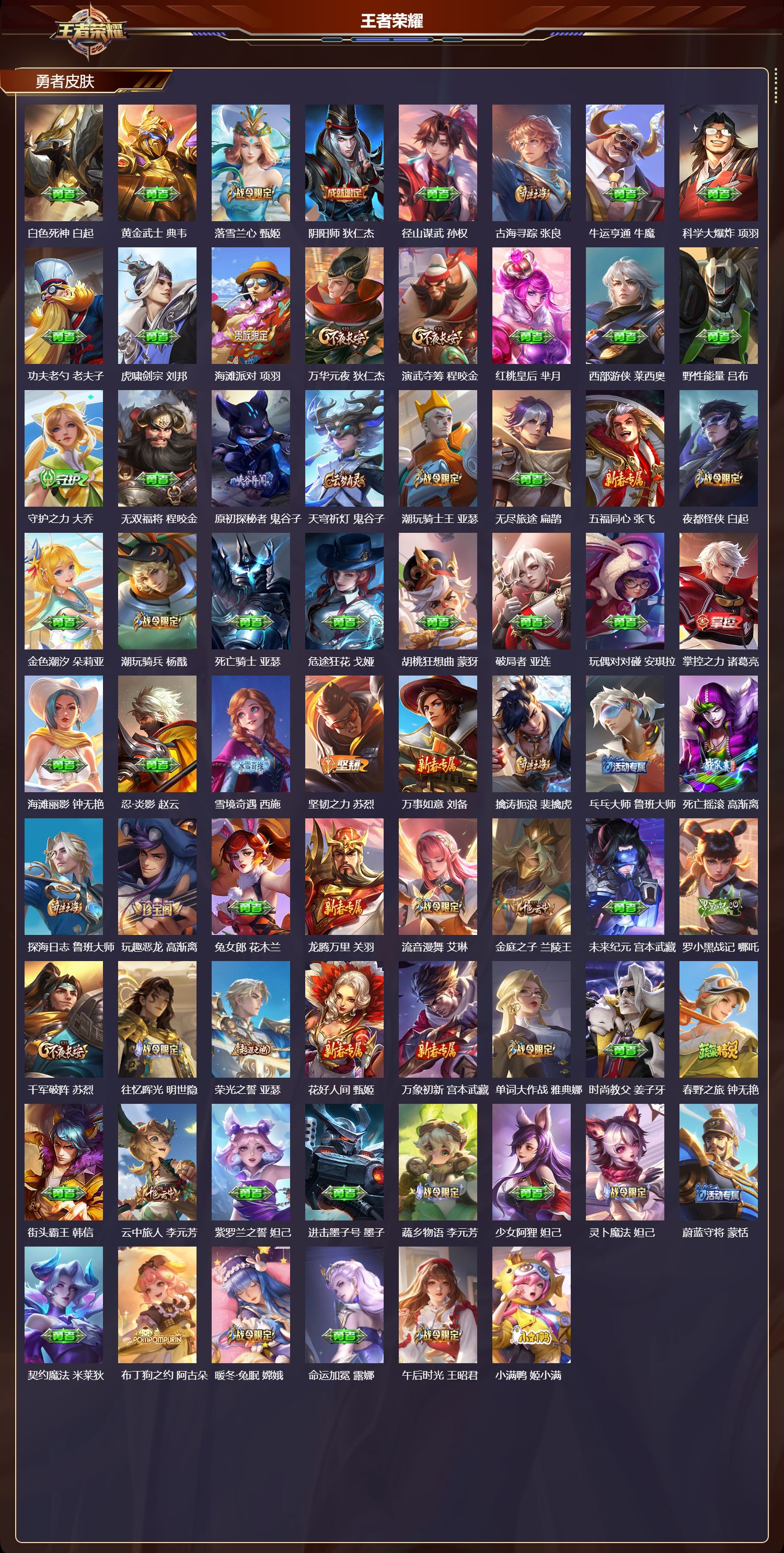 WZQM41353王者荣耀账号详情图5