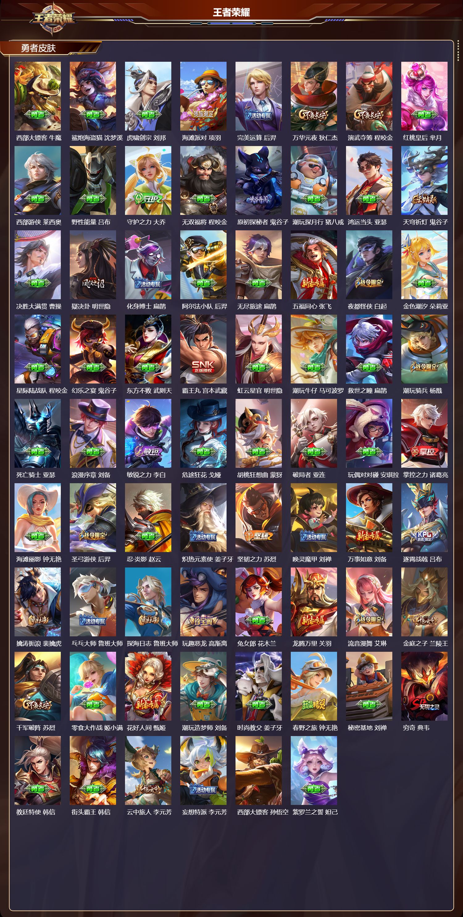 WZMK41376王者荣耀账号详情图4