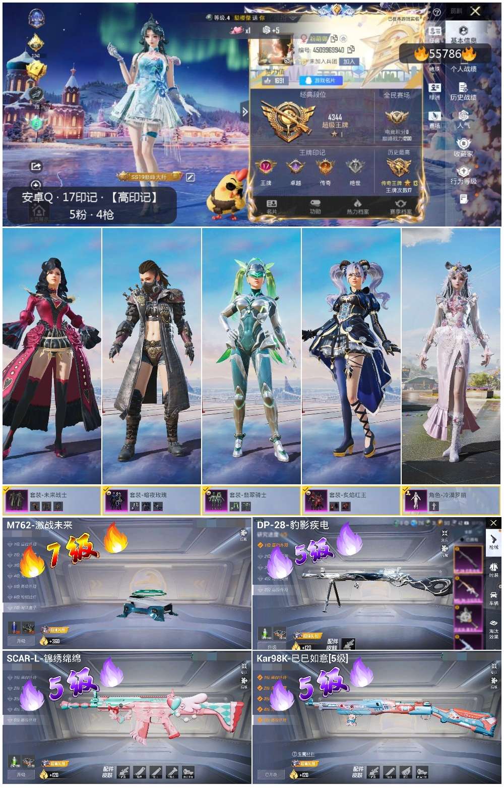 HPSJ45222和平精英账号详情图4