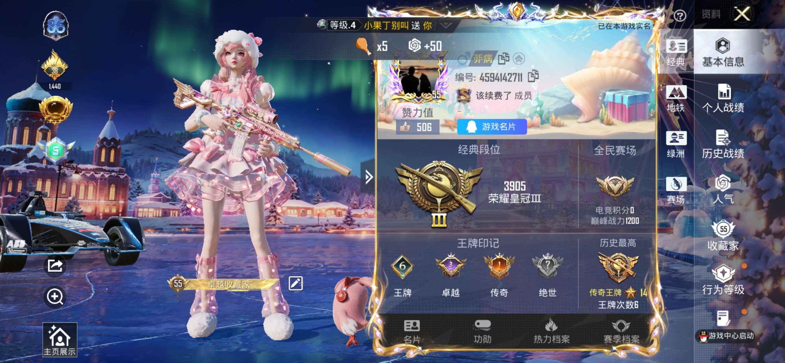 HPSJ3454994和平精英账号详情图3 HPSJ3454994和平精英账号详情图3