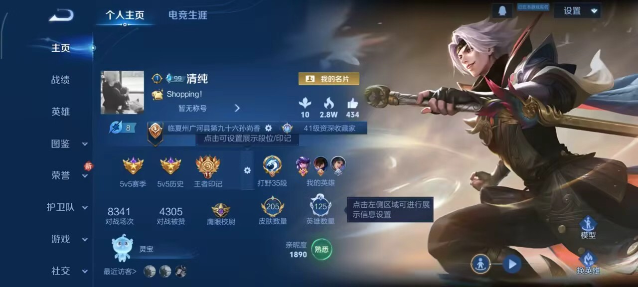 WZCMW416280王者荣耀账号详情图2 WZCMW416280王者荣耀账号详情图2