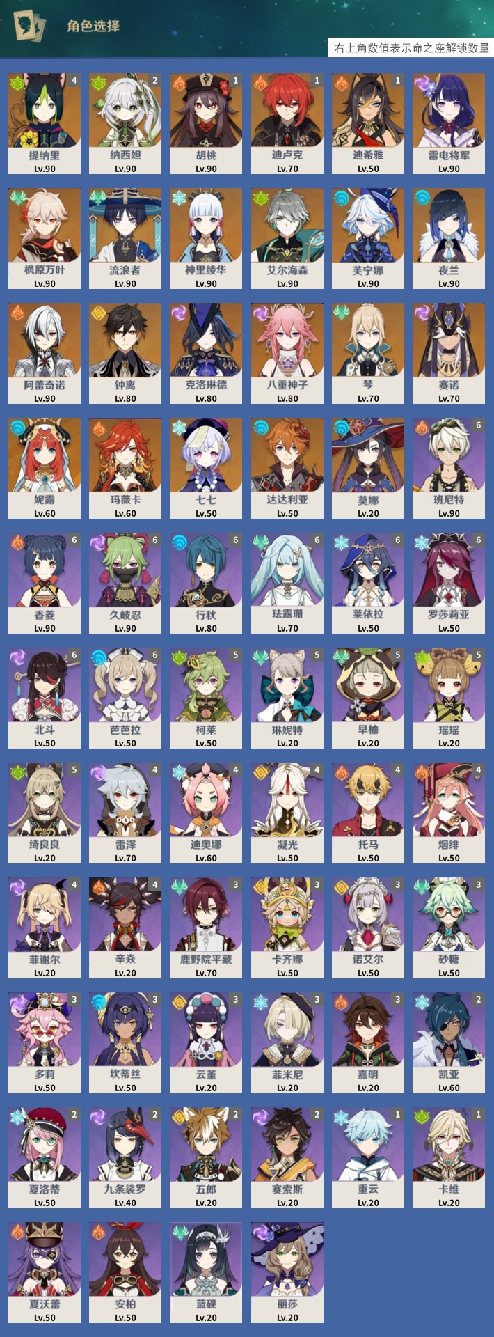 YSMK317232原神账号详情图3