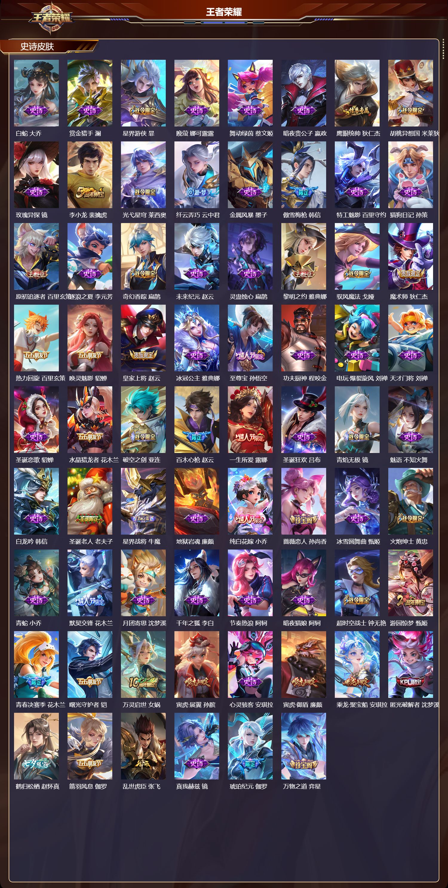 WZQM41384王者荣耀账号详情图4