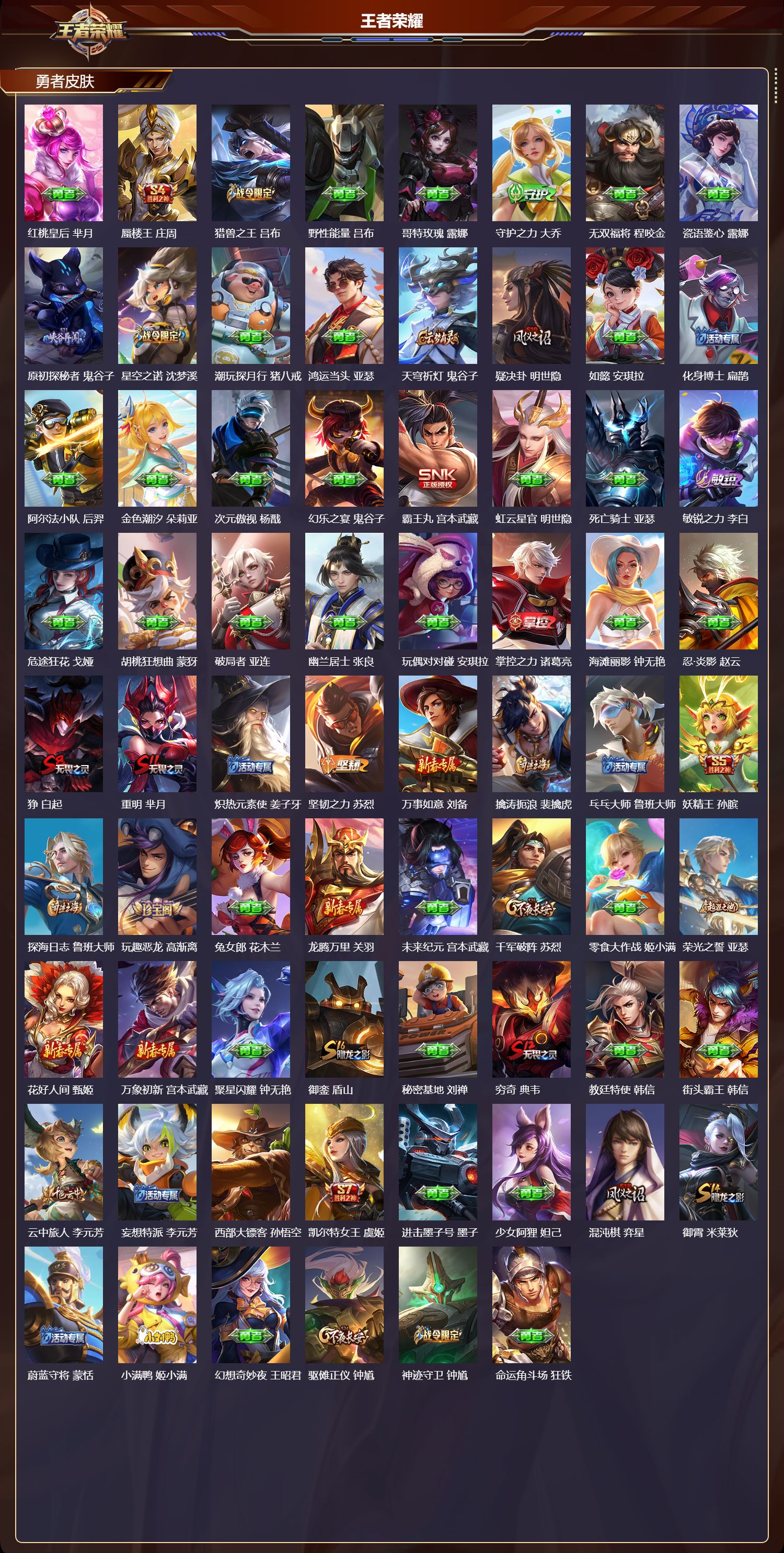 WZQM41370王者荣耀账号详情图5