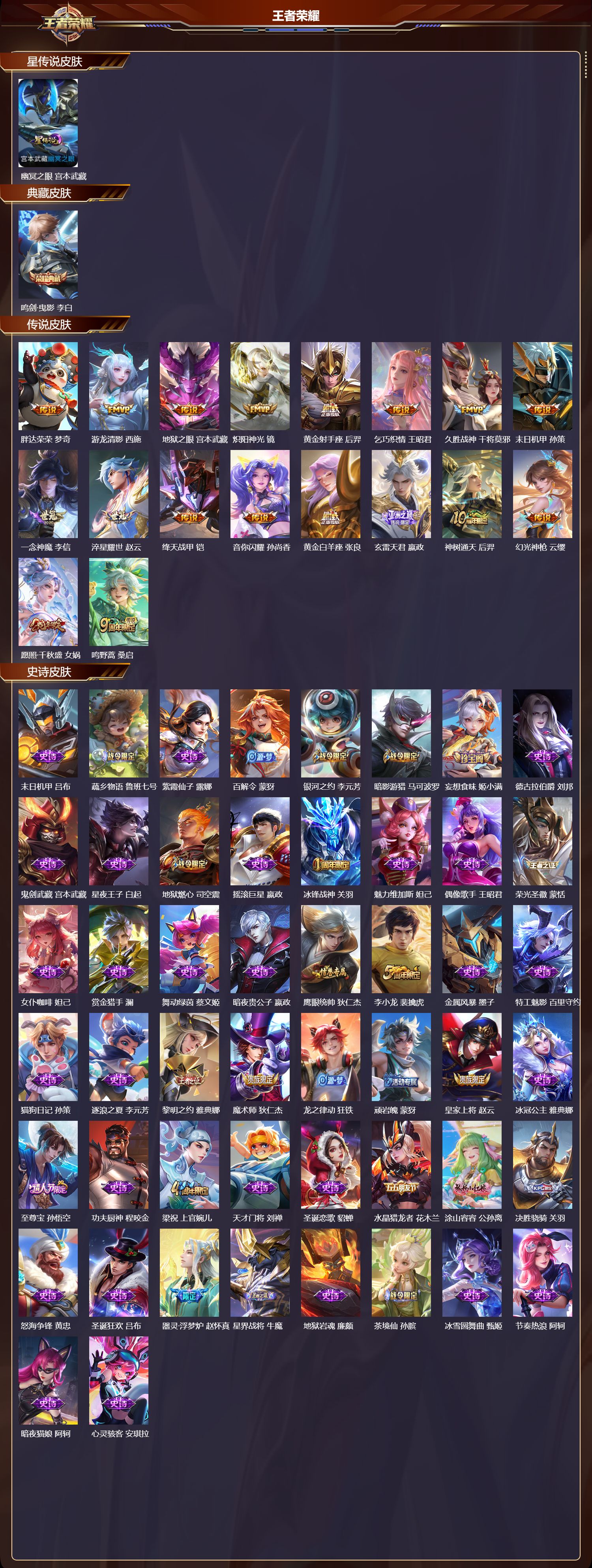 WZMK41334王者荣耀账号详情图2 WZMK41334王者荣耀账号详情图2