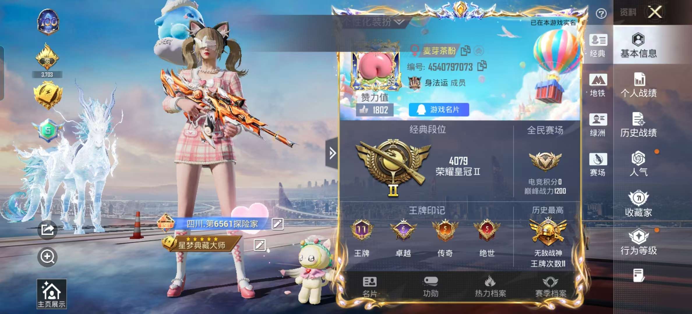 HPSJ45208和平精英账号详情图2