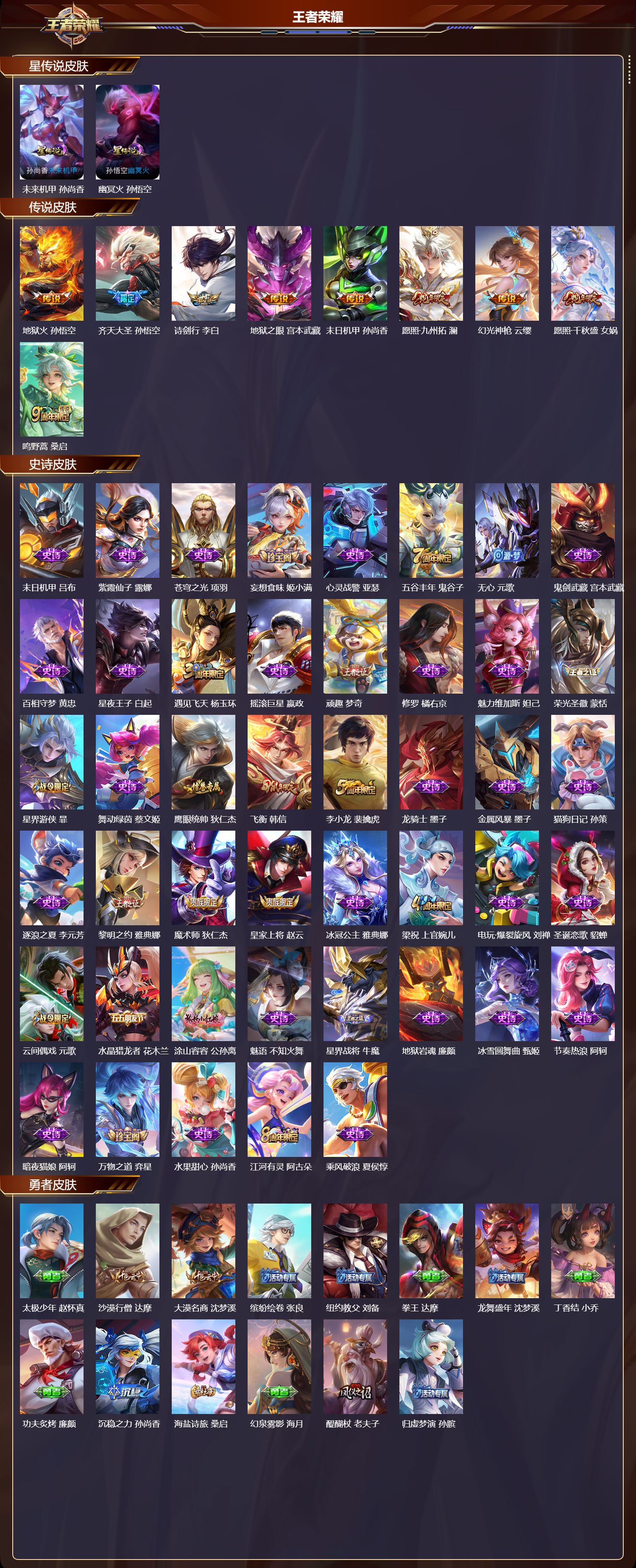 WZMK41339王者荣耀账号详情图2 WZMK41339王者荣耀账号详情图2