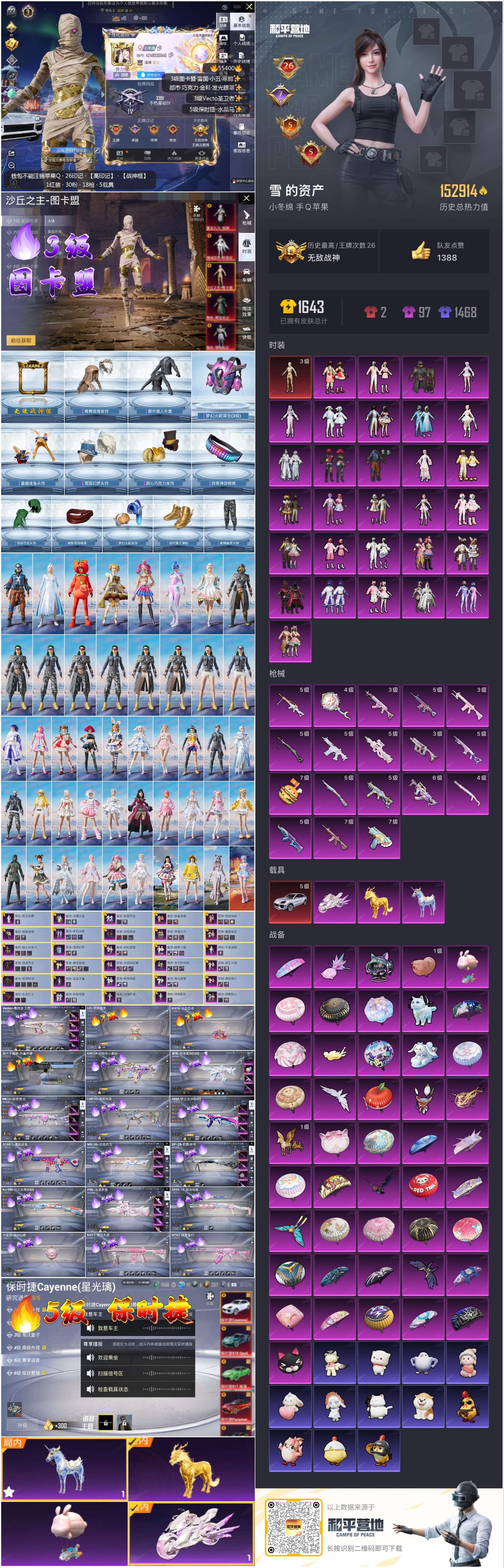 HPSJ3454993和平精英账号详情图2