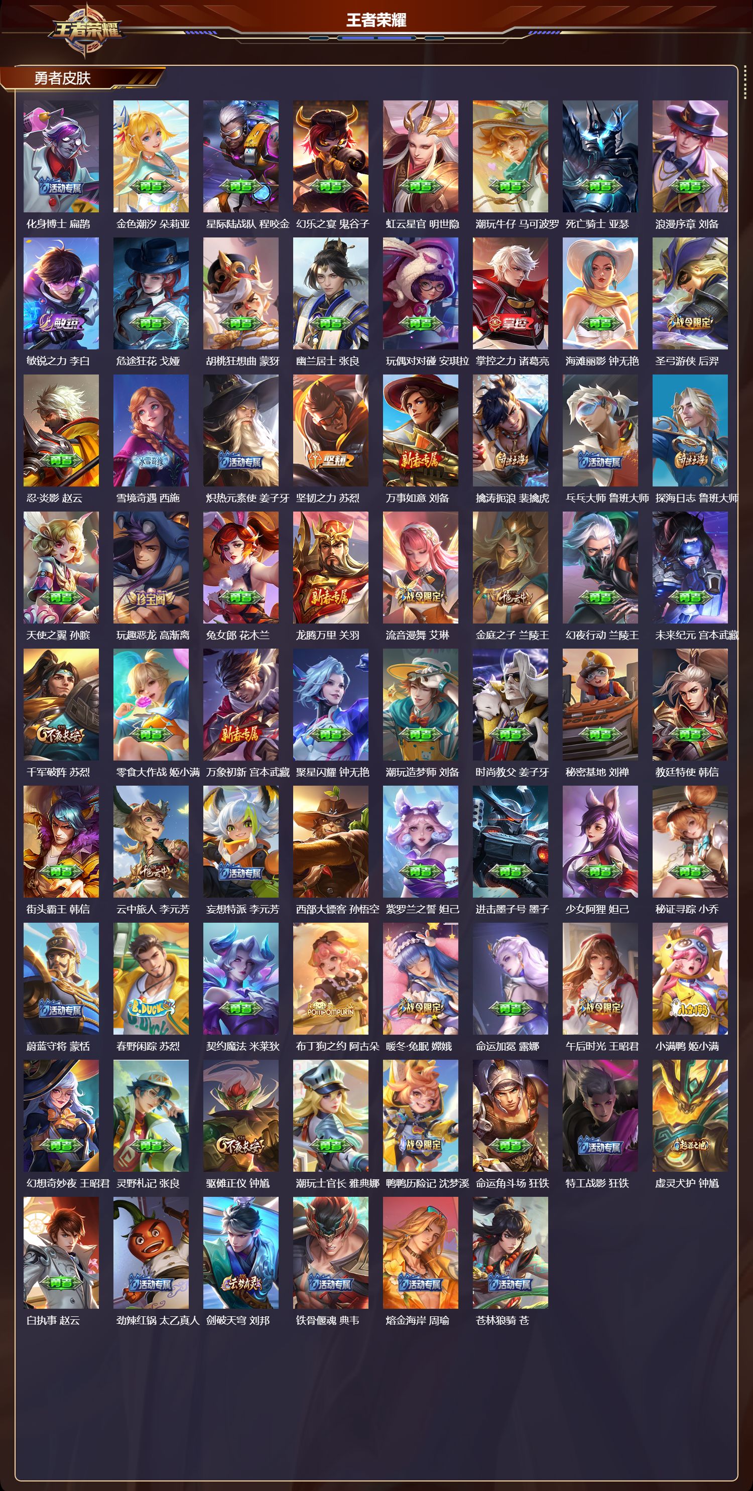 WZQM41399王者荣耀账号详情图5