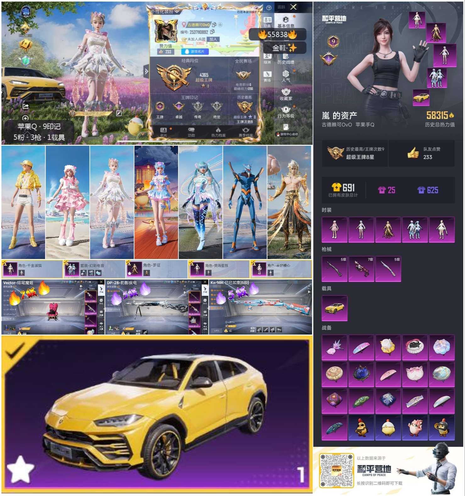 HPCMW410149和平精英账号详情图4