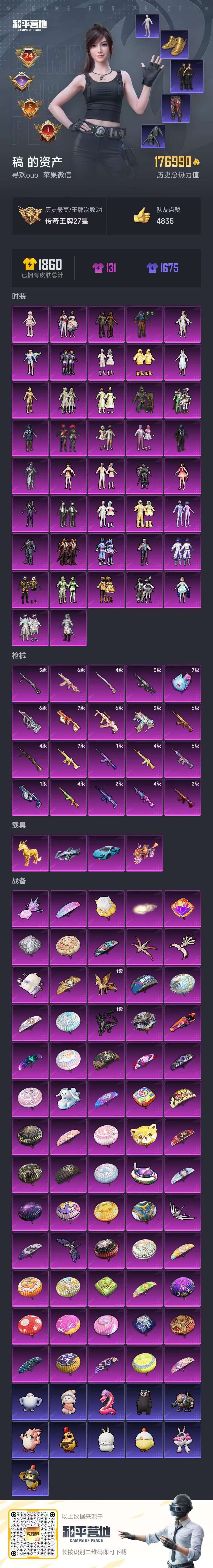 HPSJ3455007和平精英账号详情图4 HPSJ3455007和平精英账号详情图4