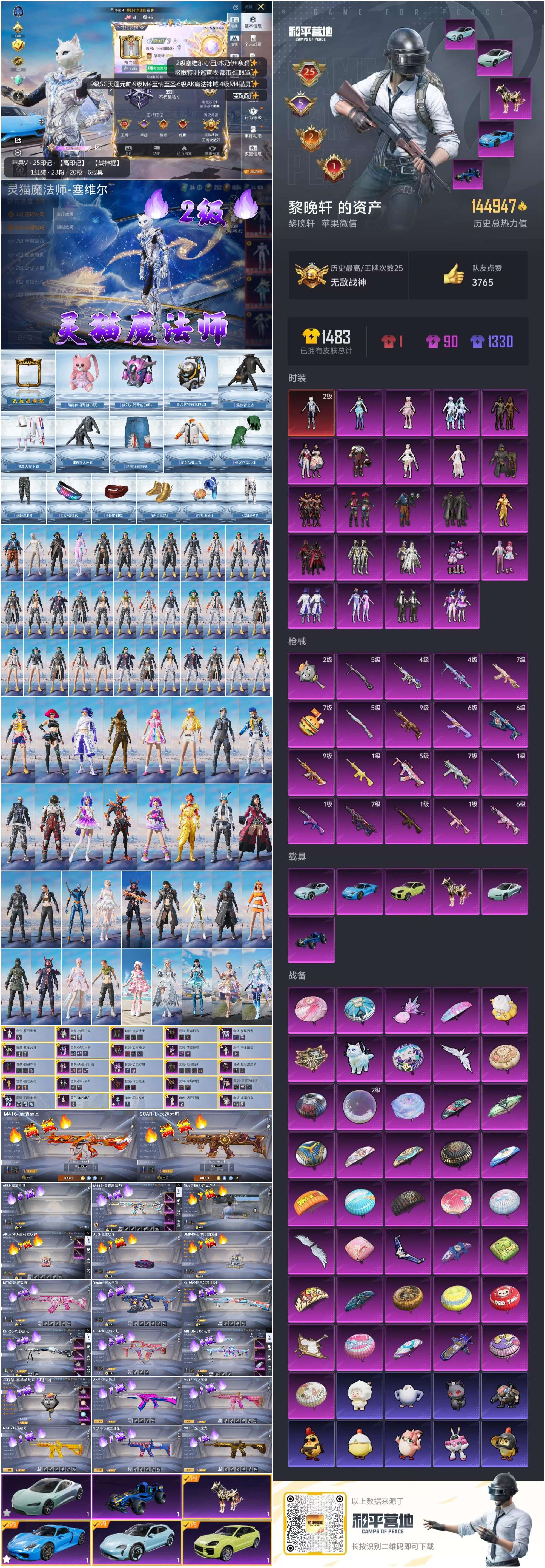 HPSJ3455079和平精英账号详情图4