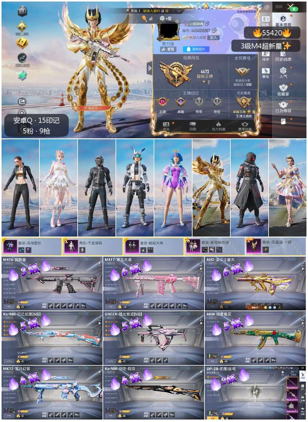 HPSJ40662和平精英账号详情图3