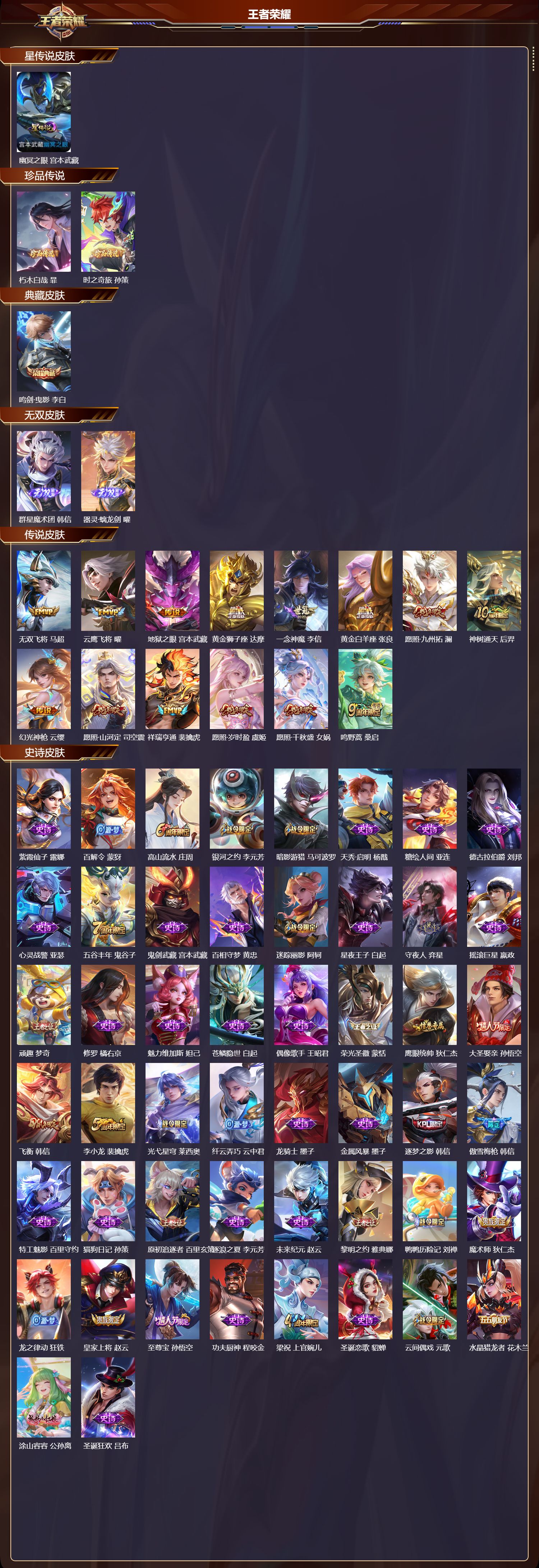 WZMK41379王者荣耀账号详情图2 WZMK41379王者荣耀账号详情图2