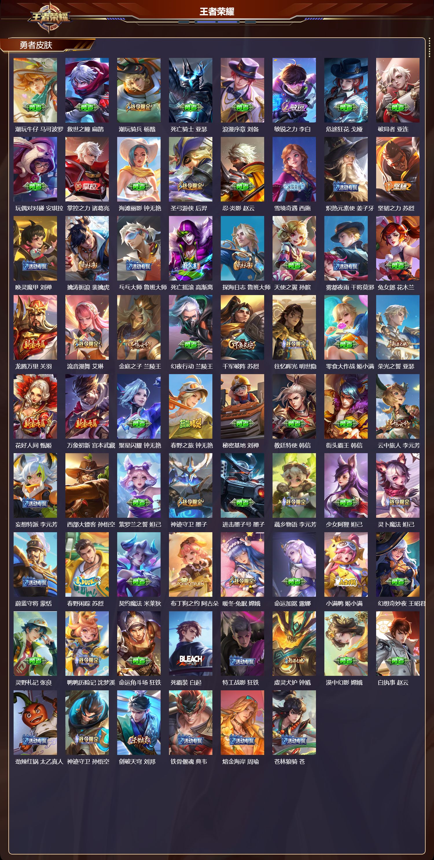 WZMK41354王者荣耀账号详情图5