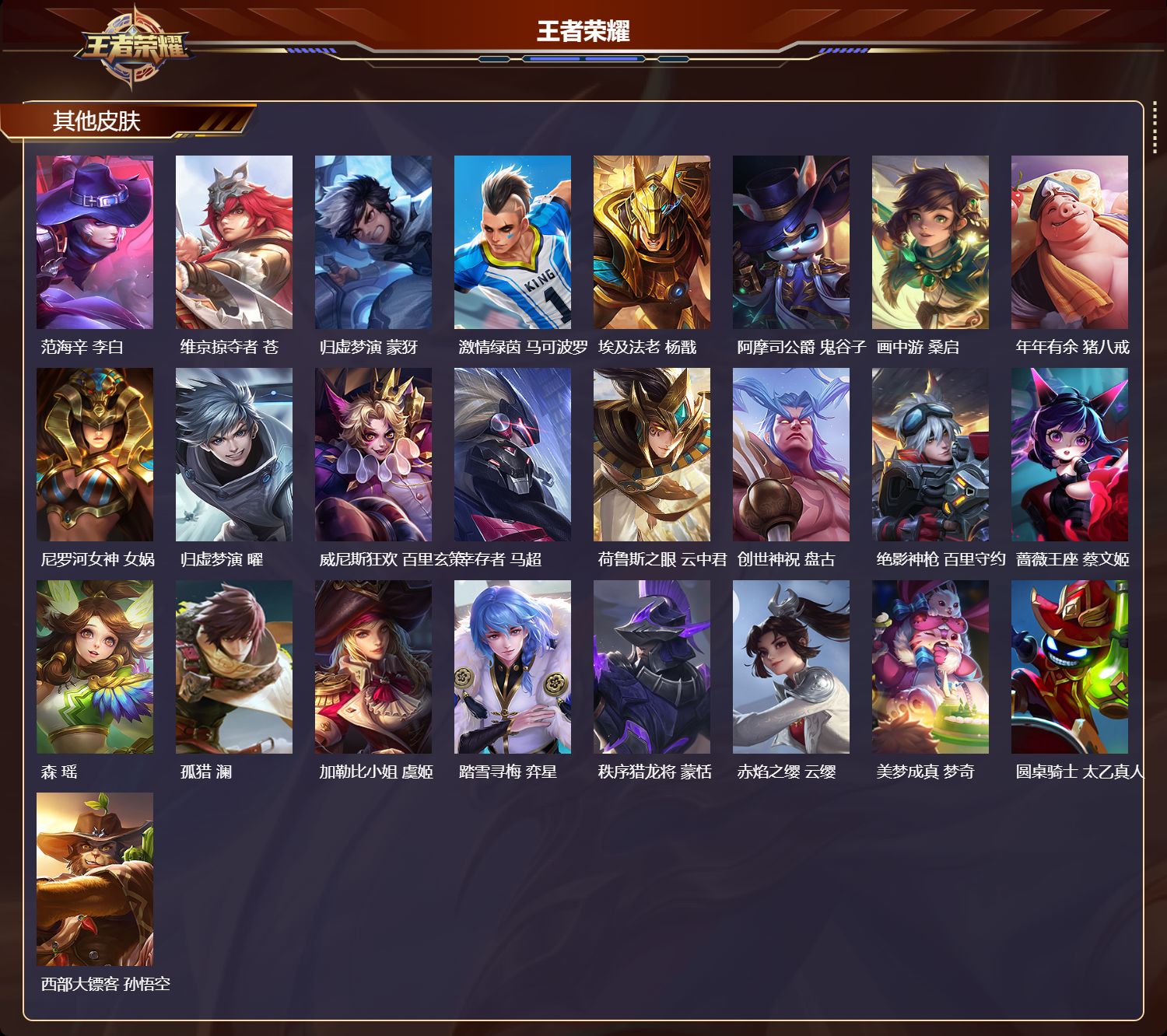 WZCMW416230王者荣耀账号详情图9