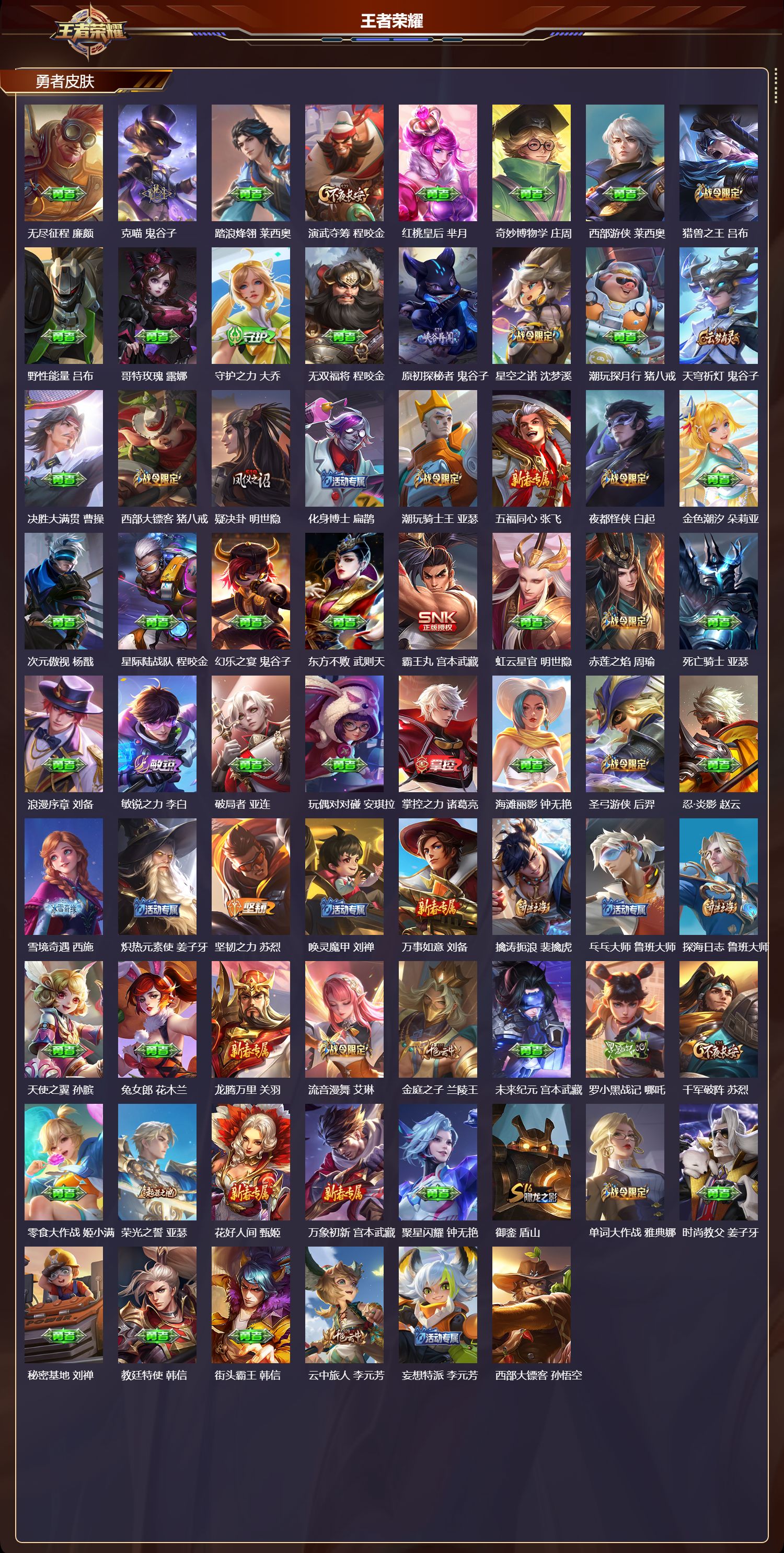 WZQM41346王者荣耀账号详情图6