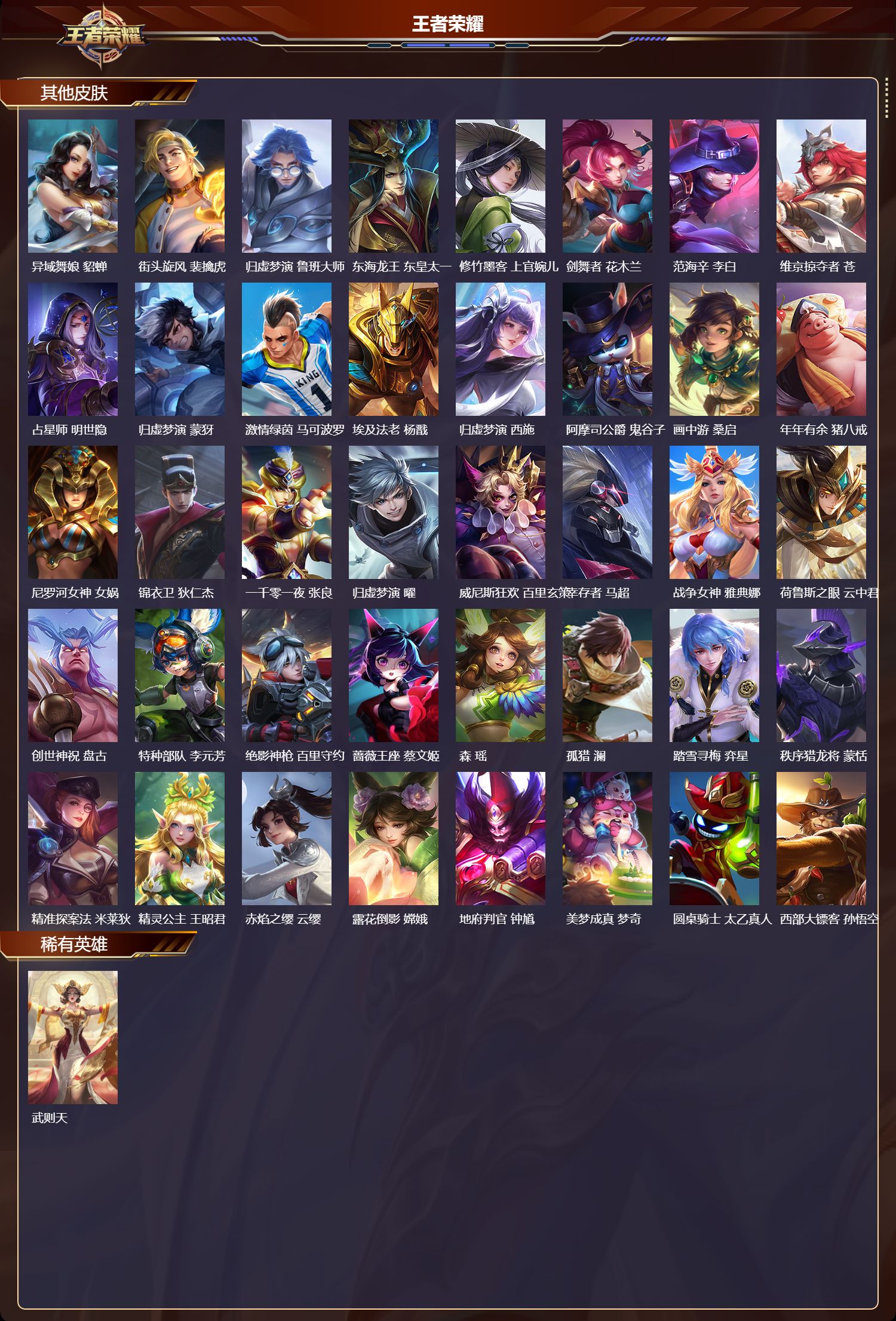 WZMK41362王者荣耀账号详情图6