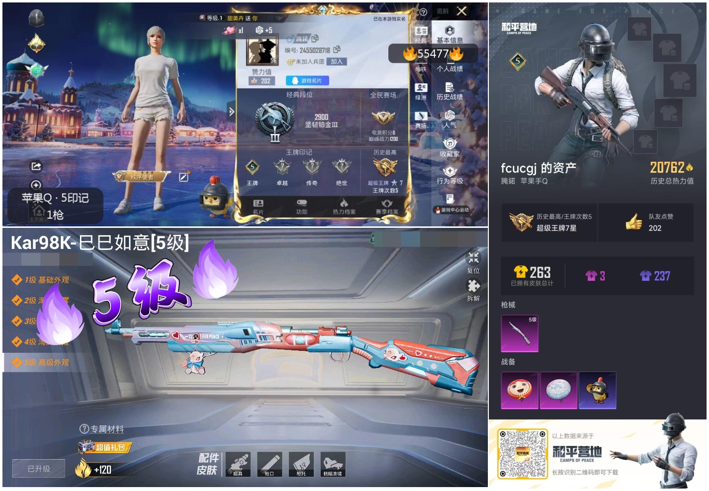 HPSJ40665和平精英账号详情图3