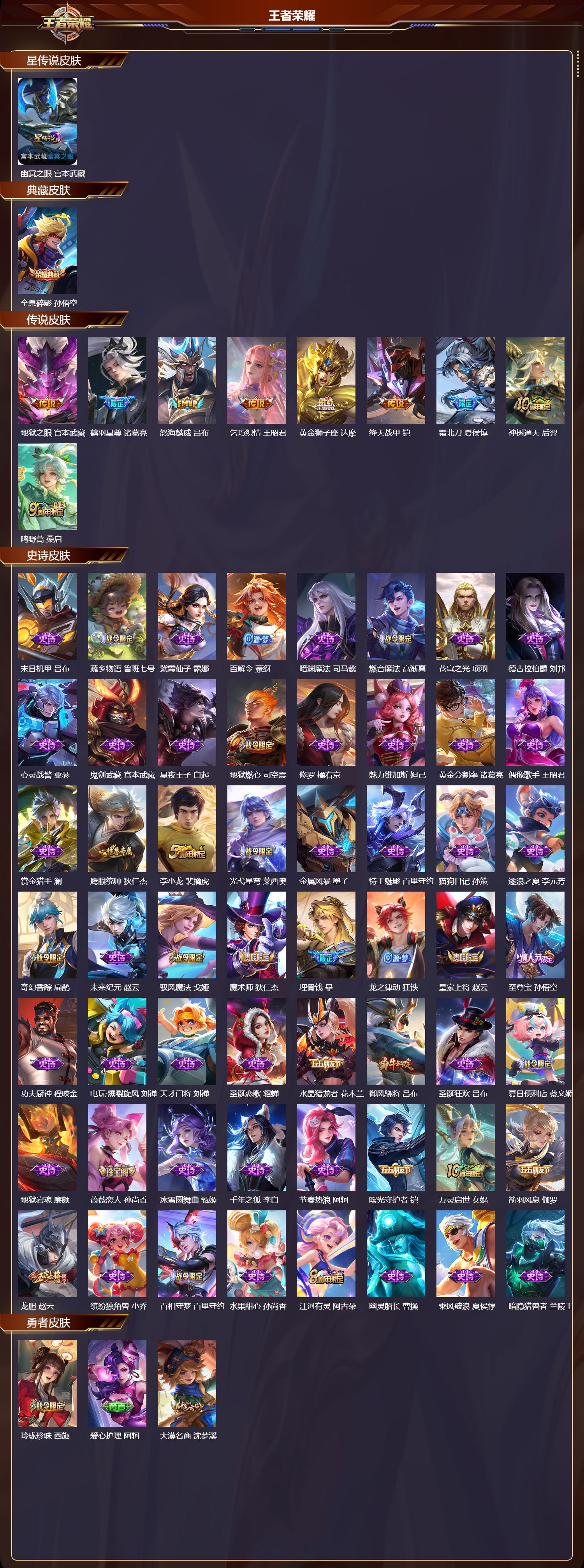 WZMK41352王者荣耀账号详情图2 WZMK41352王者荣耀账号详情图2