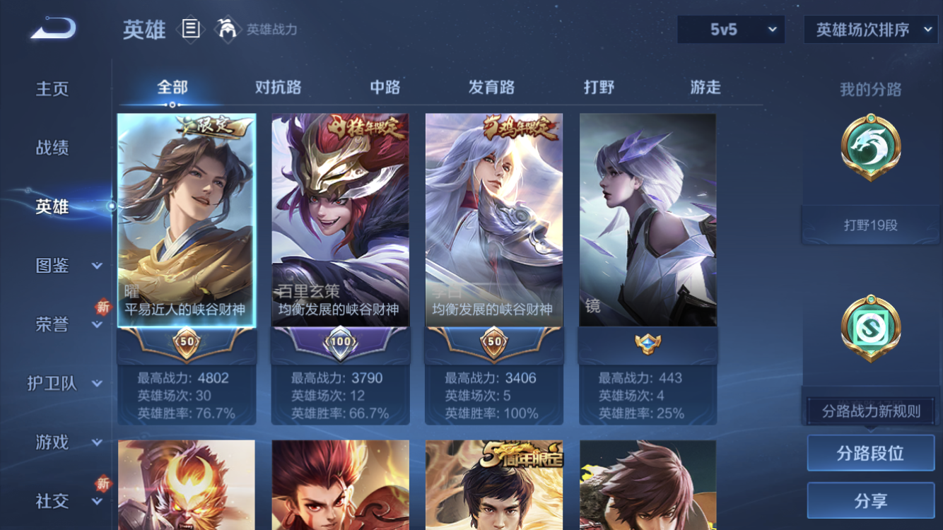 WZZM3413985王者荣耀账号详情图3 WZZM3413985王者荣耀账号详情图3