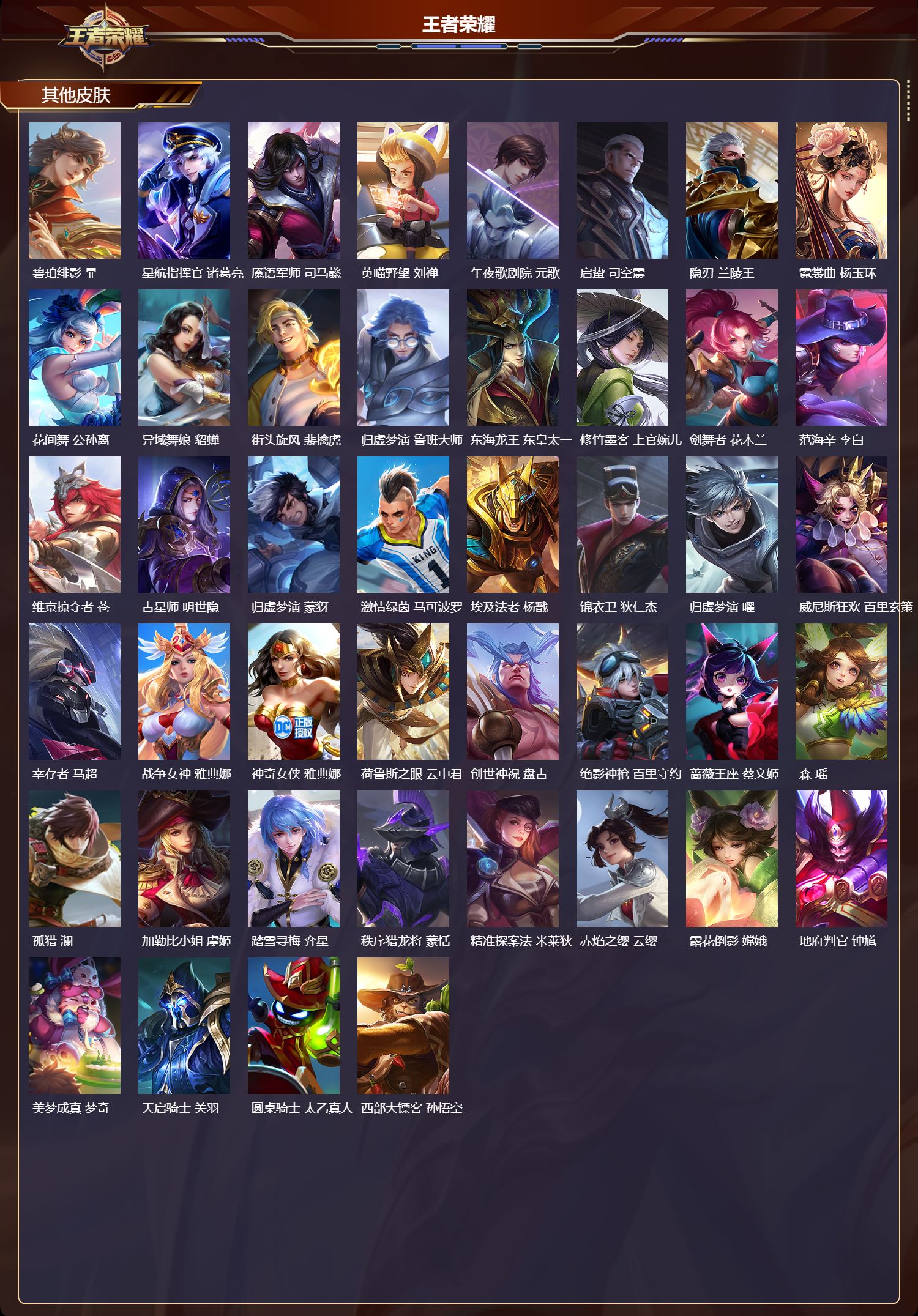 WZMK3402630王者荣耀账号详情图5