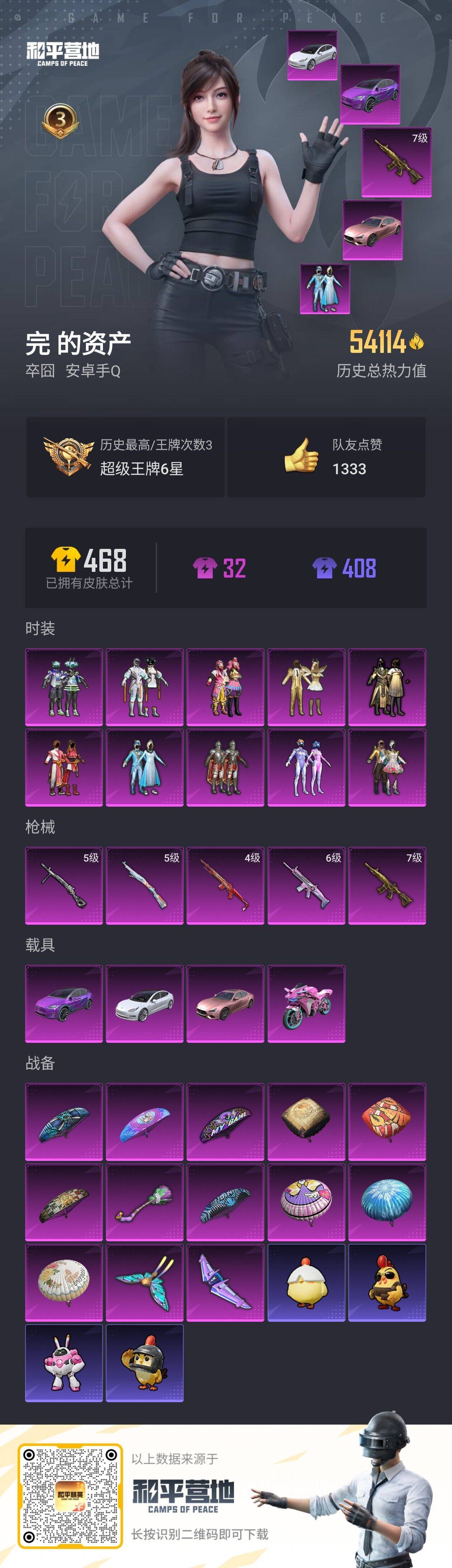 HPSJ3408311和平精英账号详情图3 HPSJ3408311和平精英账号详情图3