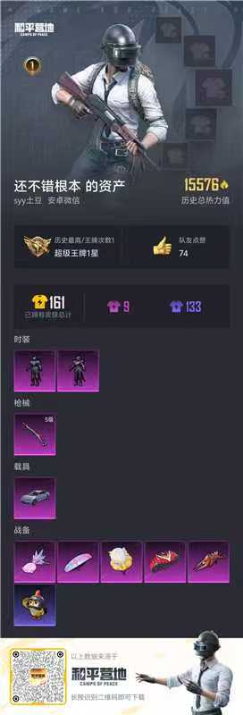 HPSJ3408310和平精英账号详情图3 HPSJ3408310和平精英账号详情图3