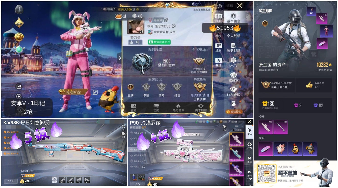 HPSJ3408306和平精英账号详情图4 HPSJ3408306和平精英账号详情图4