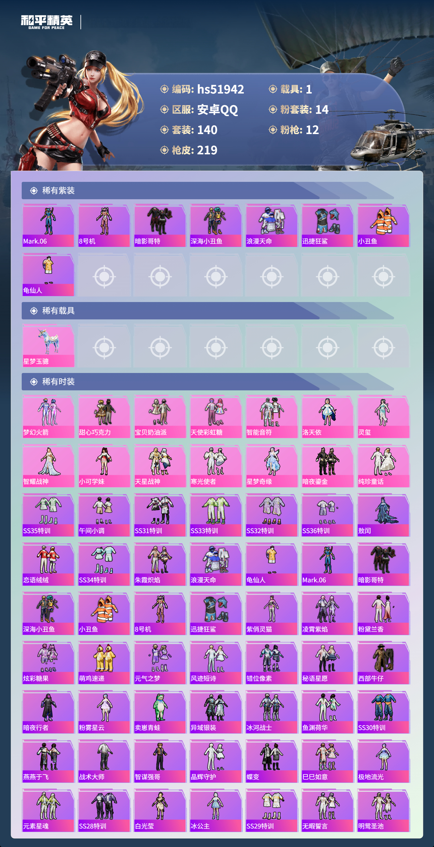 HPSJ3415020和平精英账号详情图6 HPSJ3415020和平精英账号详情图6