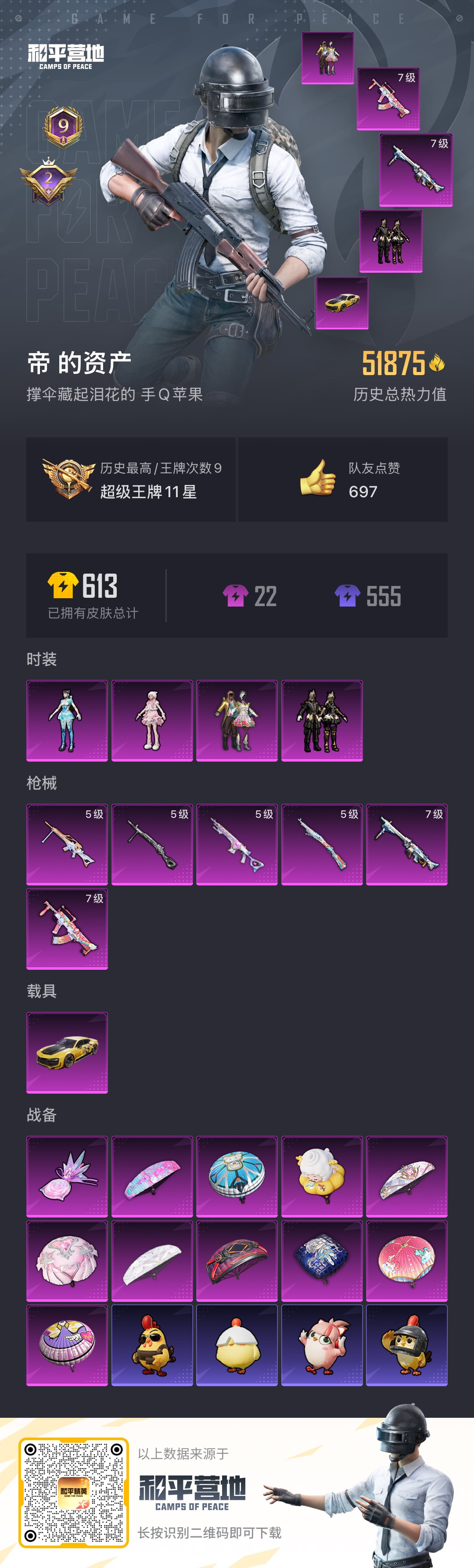 HPSJ3408231和平精英账号详情图3 HPSJ3408231和平精英账号详情图3