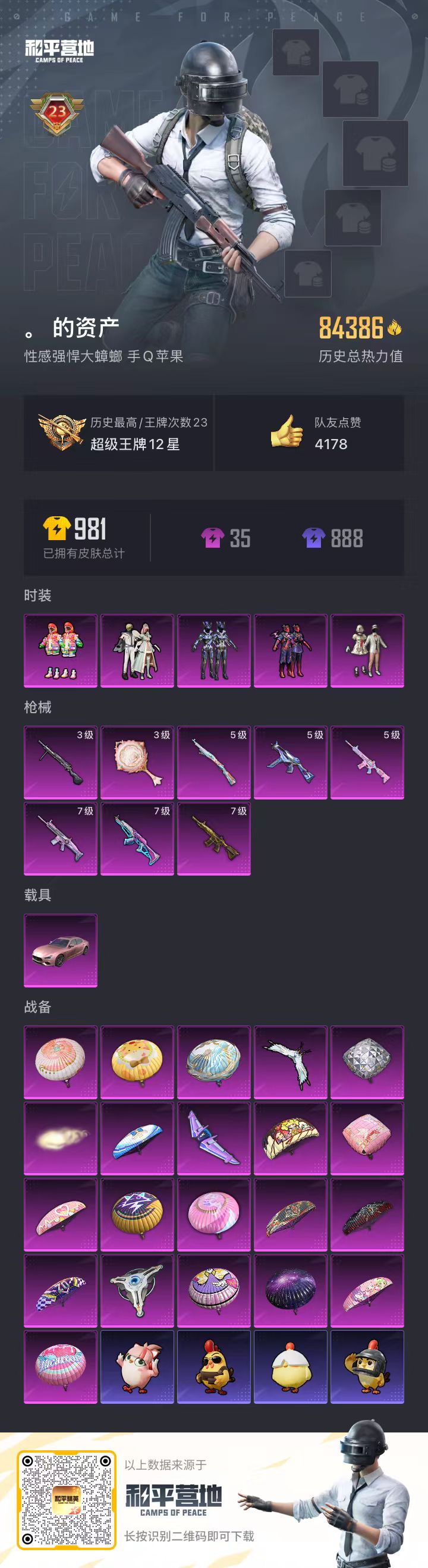 HPSJ3415024和平精英账号详情图3 HPSJ3415024和平精英账号详情图3