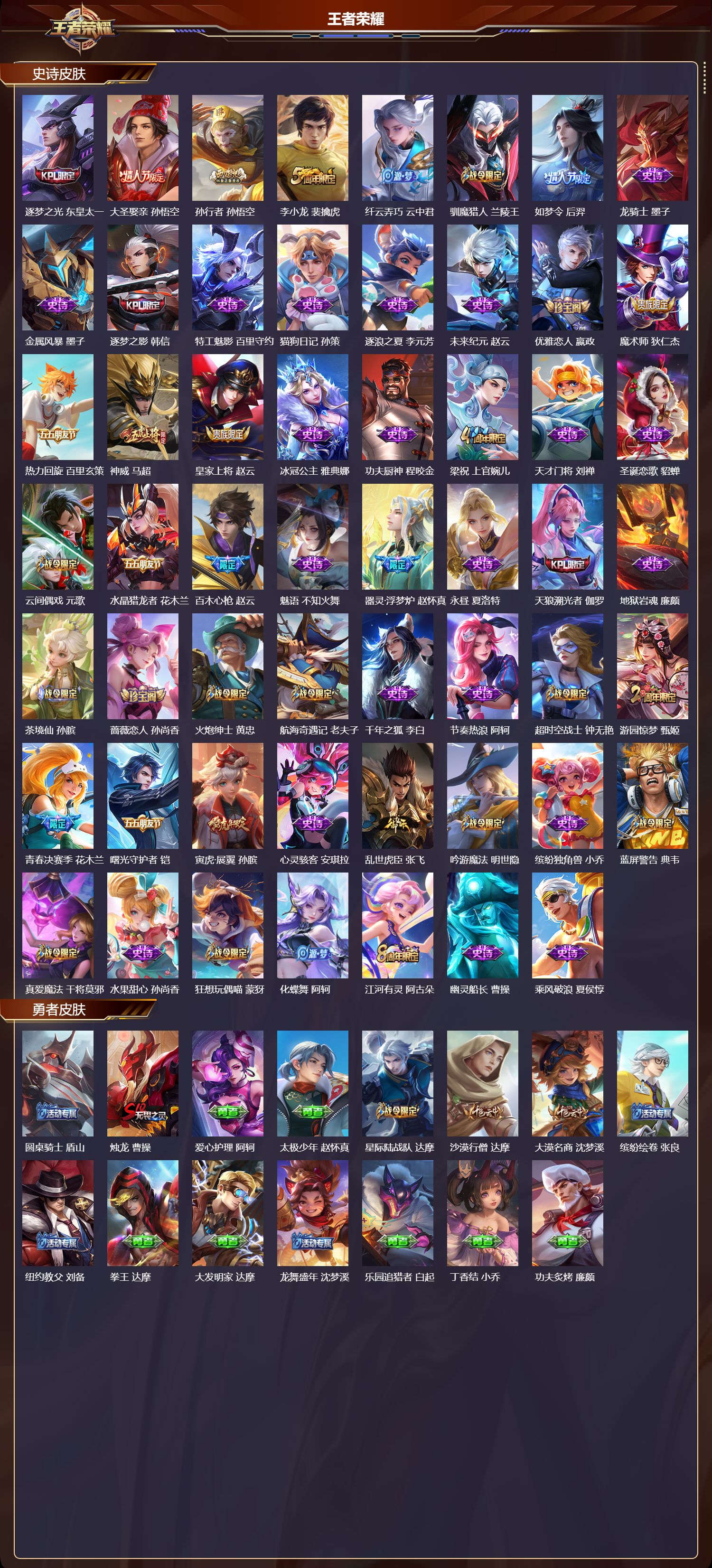 WZMK3402613王者荣耀账号详情图3 WZMK3402613王者荣耀账号详情图3