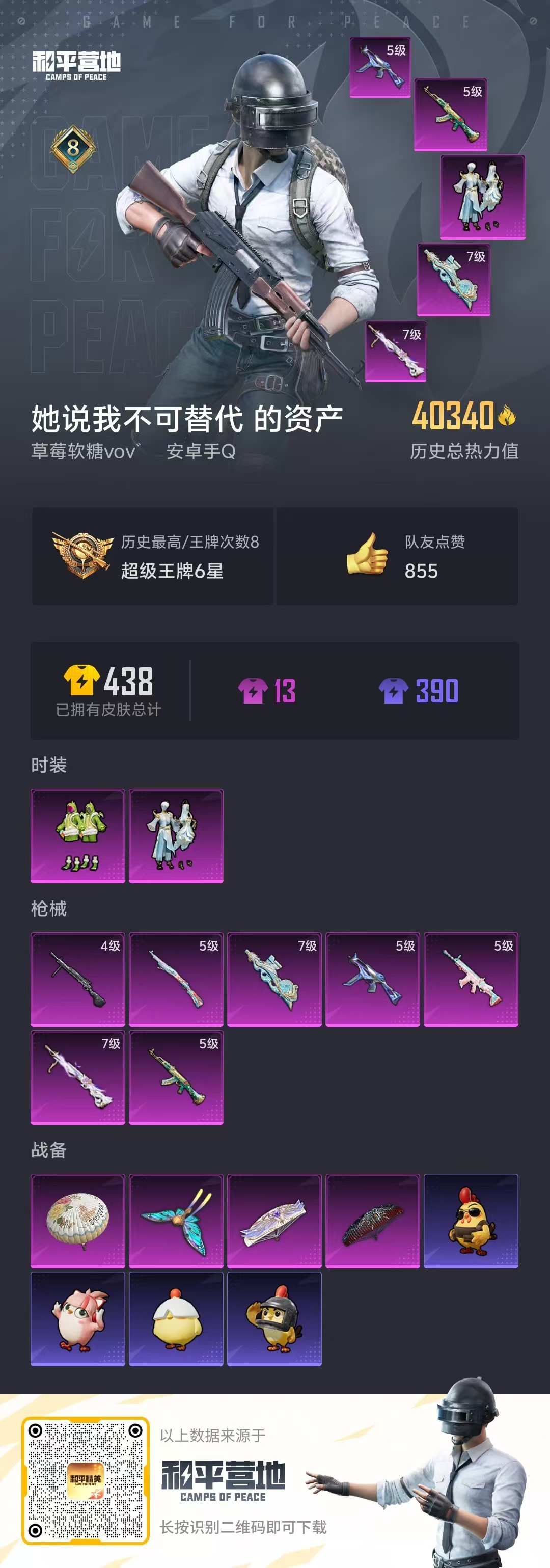 HPSJ3408232和平精英账号详情图3 HPSJ3408232和平精英账号详情图3