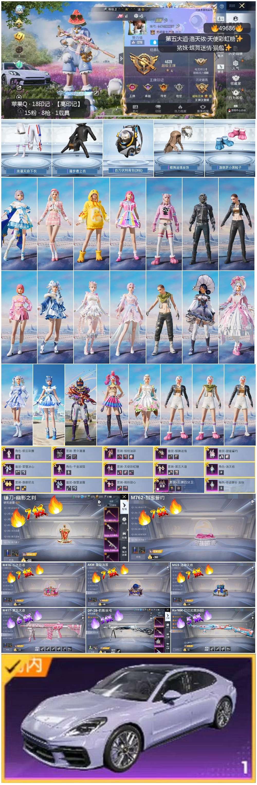 HPSJ3408225和平精英账号详情图4 HPSJ3408225和平精英账号详情图4