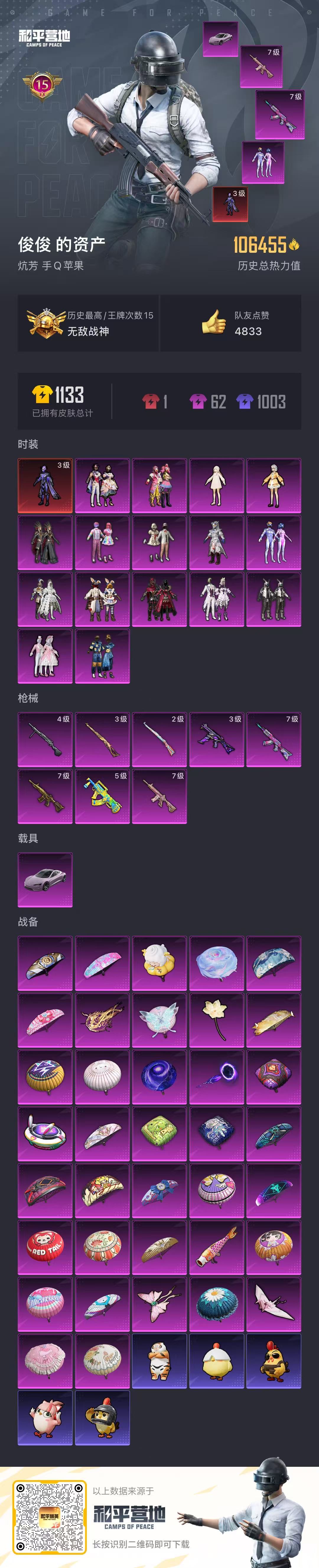 HPSJ3415010和平精英账号详情图3 HPSJ3415010和平精英账号详情图3