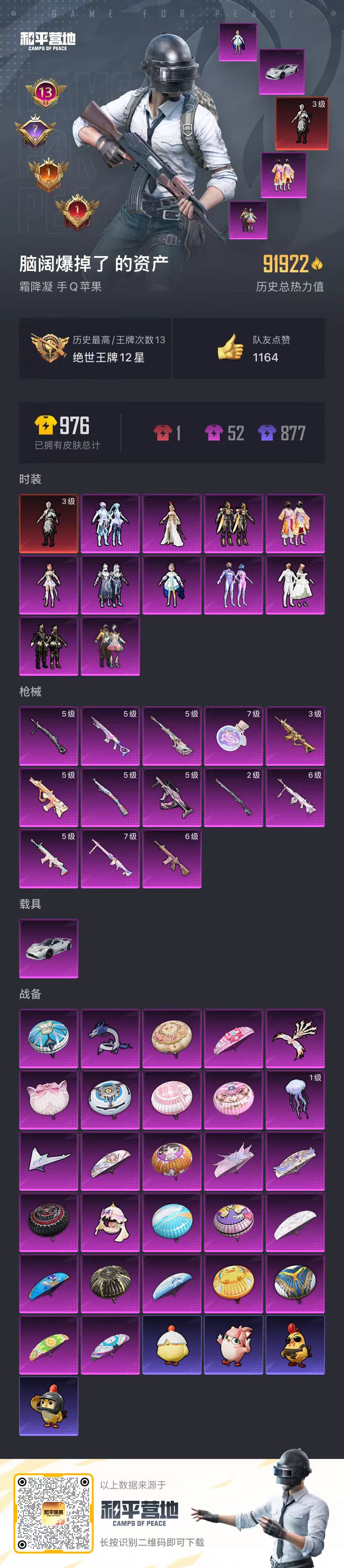 HPSJ3415012和平精英账号详情图4 HPSJ3415012和平精英账号详情图4